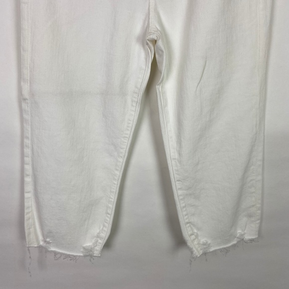 MOTHER White Cropped Jeans - Picture 4 of 8